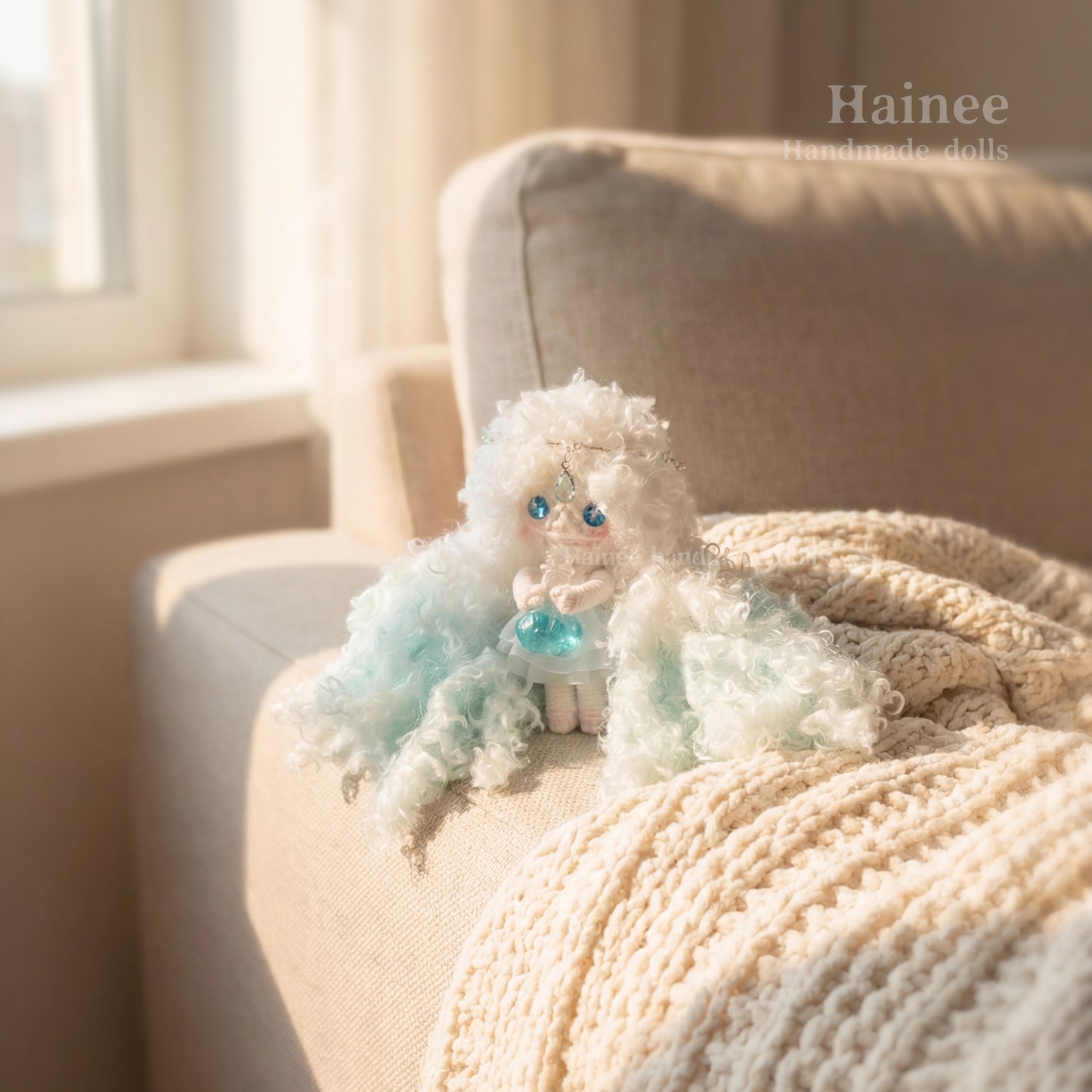 #2606 Aquarius girl, blue elf