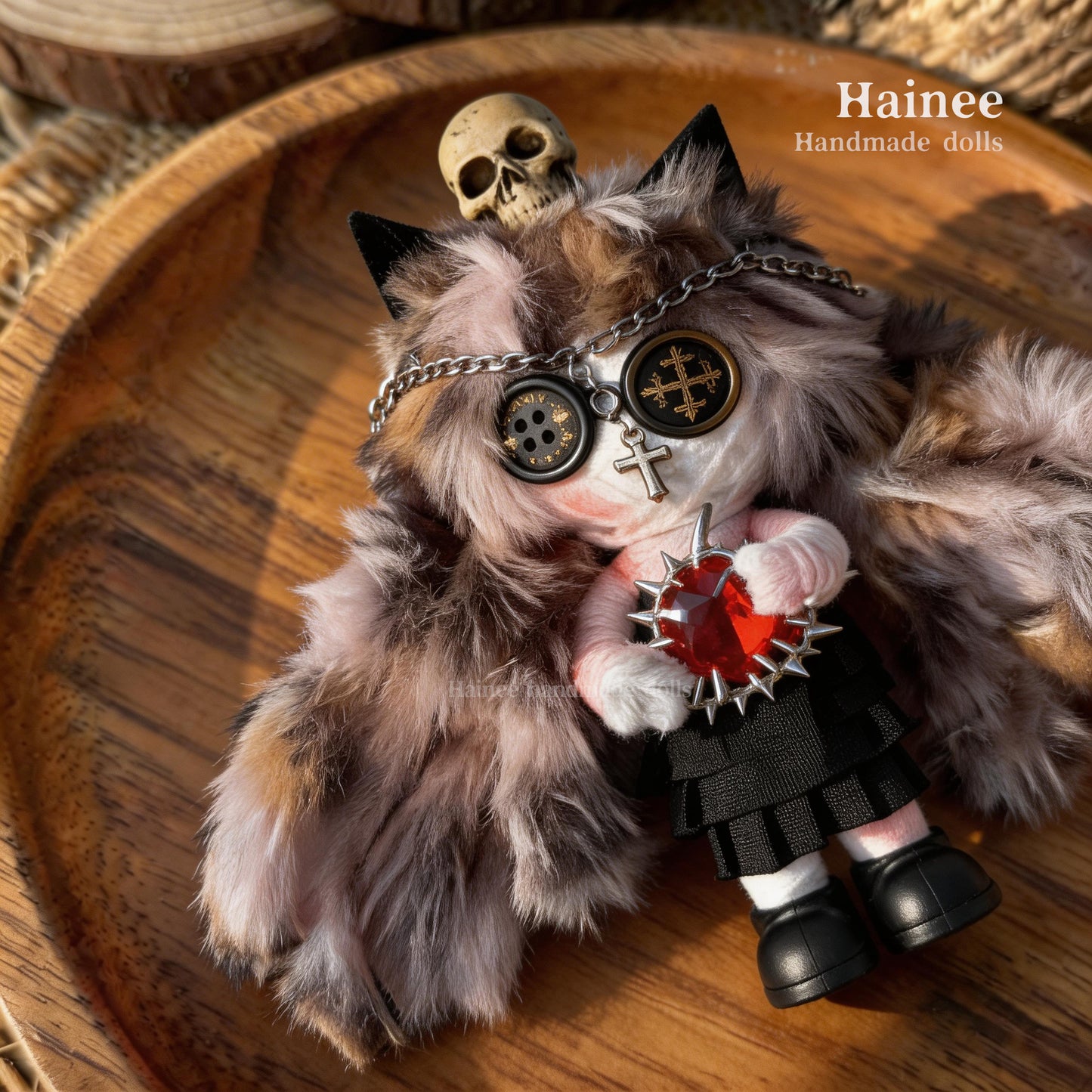 #2607 Gothic-style cat girl