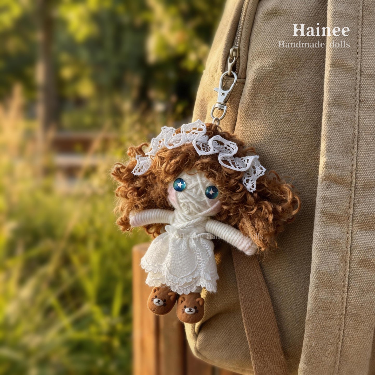 #2609 Mischievous curly-haired doll”